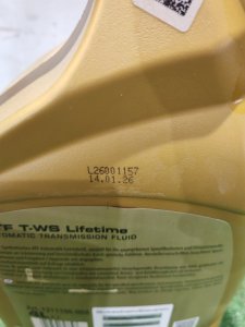RAVENOL ATF T-WS Lifetime 4л