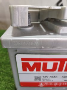 MUTLU SFB M3 6СТ-75 Ah 720 А обратная полярность 278х175x175