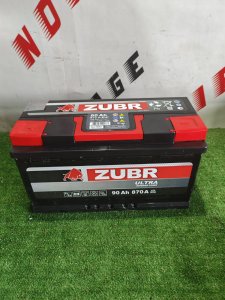 ZUBR Ultra ZU901, 90 Ah, 12 V, необслуживаемый, прямая полярность