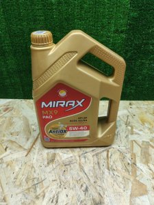 MIRAX MX9, API SP, ACEA A3/B4 5W-40 4л