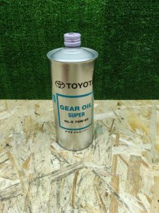 TOYOTA GEAR OIL SUPER 75W-90, 1л
