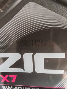 ZIC X7 5W-40 4л