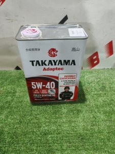 TAKAYAMA Adaptec Fully Synthetic API: SN/CF ACEA: A3/B4 5W-40 4л