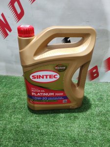 SINTEC PLATINUM 7000 0W-20 GF-6A, SP 4л