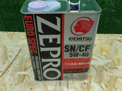 Idemitsu Zepro EURO SPEC SN/CF 5W-40